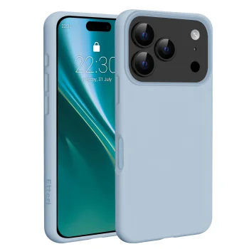 Etteri Silicone Mag dėklas iPhone 17 Pro Max / 18 Pro Max, šviesiai mėlynas