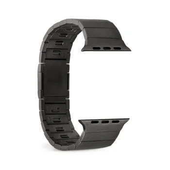 Puro TITAN Stainless Steel Apple Watch Band 42/44/45/49mm - Black