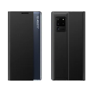 Atverčiamasis dėklas New Sleep Case su stovo funkcija Samsung Galaxy A73, juodas