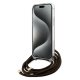 Guess iPhone 15 Pro Max Case Crossbody Cord 4G Print, Brown