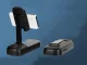 Teleskopinis telefono stovas su Bluetooth garsiakalbiu ir išorine baterija, juodas