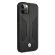 BMW dėklas iPhone 12 / 12 Pro telefonui Perforated Sides, juodas