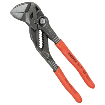 Replės-raktas KNIPEX 86 01 180, 180 mm, raudona / juoda