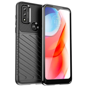 Dėklas Motorola Moto G Play 2022 Thunder Case, juodas