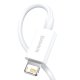 USB to Lightning Cable Baseus CALYS-A02 2.4A 1m White