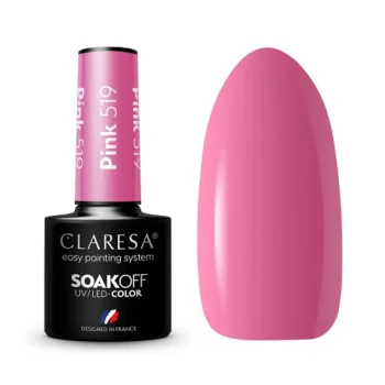 Claresa Hybrid Nail Polish Pink 519, 5g