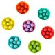 Wooden Bead Mosaic Educational Puzzle Montessori, 77 pcs