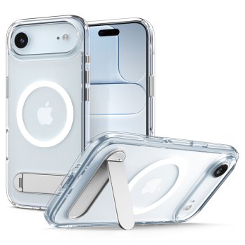 Spigen Ultra Hybrid S Mag Magsafe Case for iPhone 17 / 17 Air, Clear / White