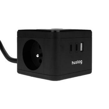 Huslog kubo formos ilgiklis su LED apšvietimu HUS1001, juodas
