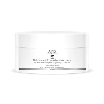 Apis Natural Shea Butter with Argan Oil for Face Massage, 100g
