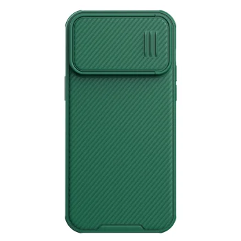 Dėklas „Nillkin CamShield S“ telefonui „iPhone 14 Pro Max“ su kameros apsauga, žalias