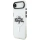 Karl Lagerfeld IML Karl Sketch Logo MagSafe dėklas, skirtas iPhone 17 Air, skaidrus