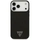 Guess Glitter Triangle Logo MagSafe dėklas iPhone 17 Pro Max - juodas