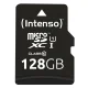 microSDXC atminties kortelė Intenso 128 GB UHS-I Class 10 su SD adapteriu