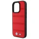 BMW dėklas iPhone 16 Pro Max telefonui M Perforated And Stitched Line MagSafe, raudonas