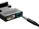 HDMI į VGA (D-Sub) vaizdo ir garso adapteris, juodas