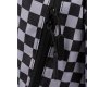 Kruzzel 30L Backpack with Shoe Bag, Checkered, Black
