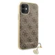 Apple iPhone 11 6.1\'\' Guess 4G Charms Collection Case Cover (GUHCN61GF4GBR), Brown