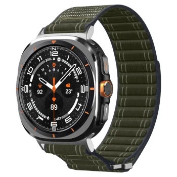 Laikrodžio dirželis Spigen WBF0 skirtas Samsung Galaxy Watch Ultra 47mm, žalias