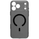 Uniq Airsuit Magclick Charging dėklas telefonui iPhone 18 Pro Max / 17 Pro Max, juodas