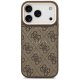 Guess 4G PU Classic Logo MagSafe dėklas iPhone 17 Pro, rudas