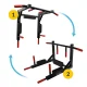 4FIZJO 2in1 Wall-Mounted Pull-Up Bar and Dip Station