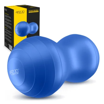 Gimnastikos kamuolys Peanut Air Ball 45x90 cm, mėlynas
