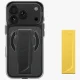 Dėklas Uniq Heldro Air Magclick Charging, skirtas iPhone 18 Pro / 17 Pro, juodas