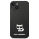 Karl Lagerfeld Silicone Choupette Body Case for iPhone 14 Plus, Black