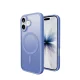 Puro dėklas iPhone 17 telefonui Gradient TPU MagSafe, mėlynas