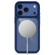 Tech-Protect MagOne MagSafe CC dėklas ir 2 apsauginiai stiklai iPhone 18 / 17 Pro Max, mėlynas/skaidrus