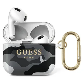 Guess AirPods 3 Case Camouflage Collection, Black