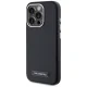 Karl Lagerfeld FW Metal Plate MagSafe dėklas telefonui iPhone 15 Pro Max 6.7\", juodas