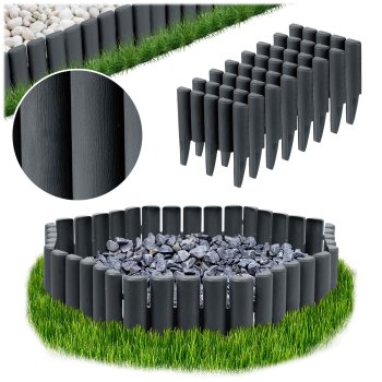 Plonos PL-961 Garden Edging, 2.2 m, Grey