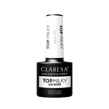 Claresa Top Milky Semi-Transparent Gel Polish Top Coat, 5g