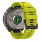 Tech-Protect silicone strap for Garmin Fenix 47 mm, lime