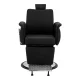 Barber Chair Gabbiano Athena Black