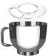 Planetarinis virtuvės kombainas Case 101059 su trintuvu, 6.2 L, 2200 W, juodas
