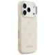 Guess Peony Hot Stamp Script MagSafe Phone Case Cover iPhone 17 Pro - Beige