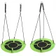 Malatec Lizdo tipo sūpynės, 100 cm, 150 kg, Žalios/Juodos