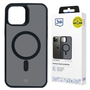 3MK Smoke MagCase dėklas Apple iPhone 12 Pro Max, juodas