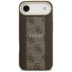 Dėklas Guess 4G Stripe MagSafe telefonui iPhone Air, rudas