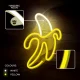 Forever Light FLNE10 LED neono dekoracija Bananas, balta, geltona