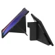 Nillkin Bumper Leather Case Pro planšetinio kompiuterio dėklas Samsung Galaxy Tab S9+, juodas