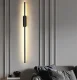 Vidaus sieninis LED šviestuvas 60 cm 11W 4000K, juodas