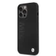 BMW Silicone Signature MagSafe dėklas iPhone 13 Pro / 13, juodas