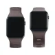3mk silikoninis dirželis Apple Watch 38/40/41 mm, tamsiai pilkas