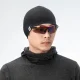 Rockbros YDM002 Tencel ir vilnos kepurė po šalmu, juoda