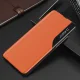 Atverčiamasis dėklas Samsung Galaxy A22 4G Eco Leather View Case su stovu, oranžinis