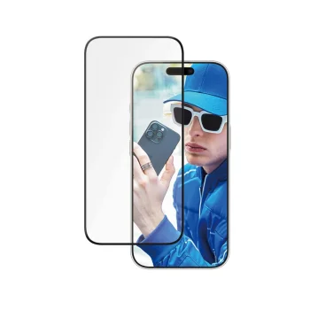 PanzerGlass Ceramic apsauginis stiklas, skirtas iPhone 16 Pro (6.3"), Ultra-Wide Fit
